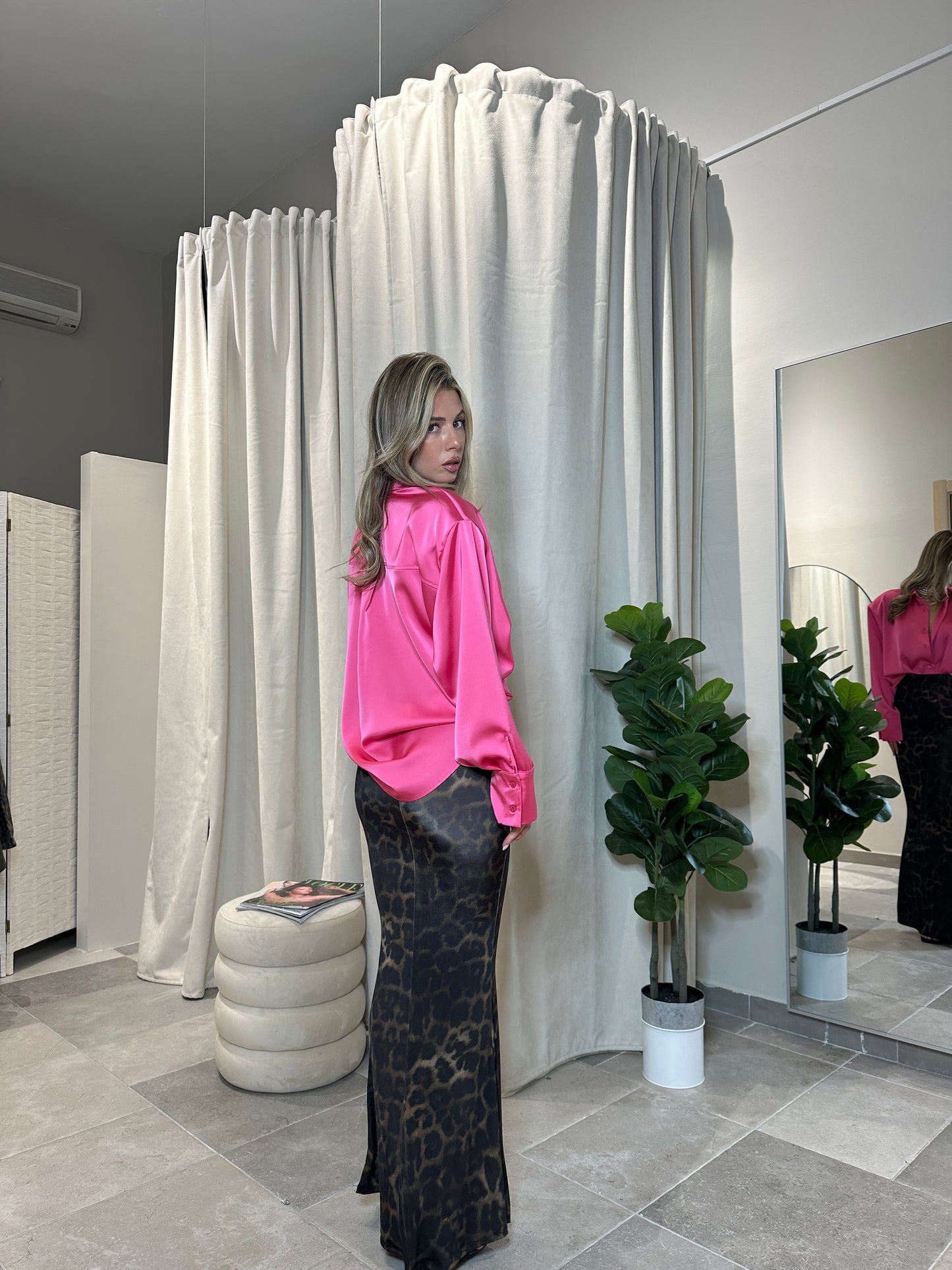 maxi skirt maculata