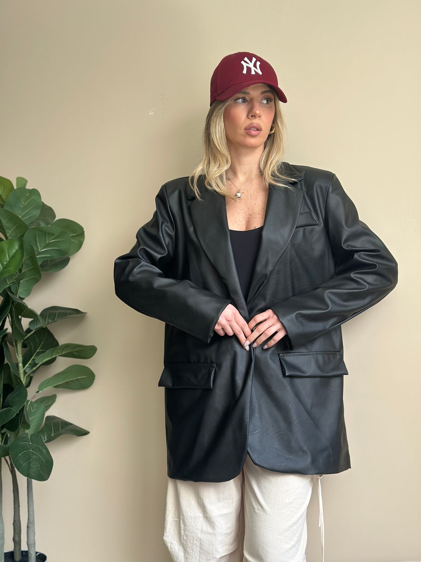 blazer ecopelle