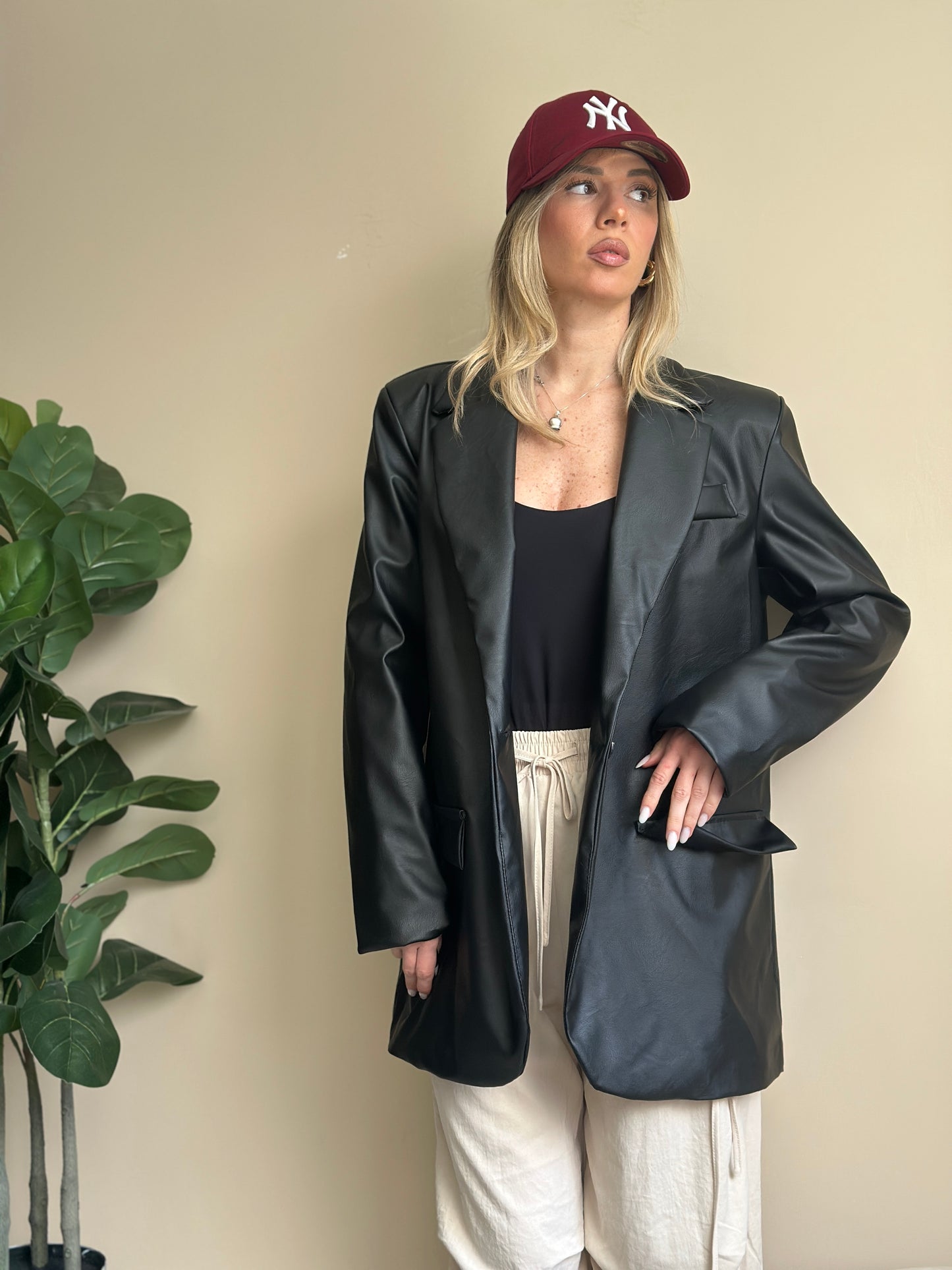 blazer ecopelle