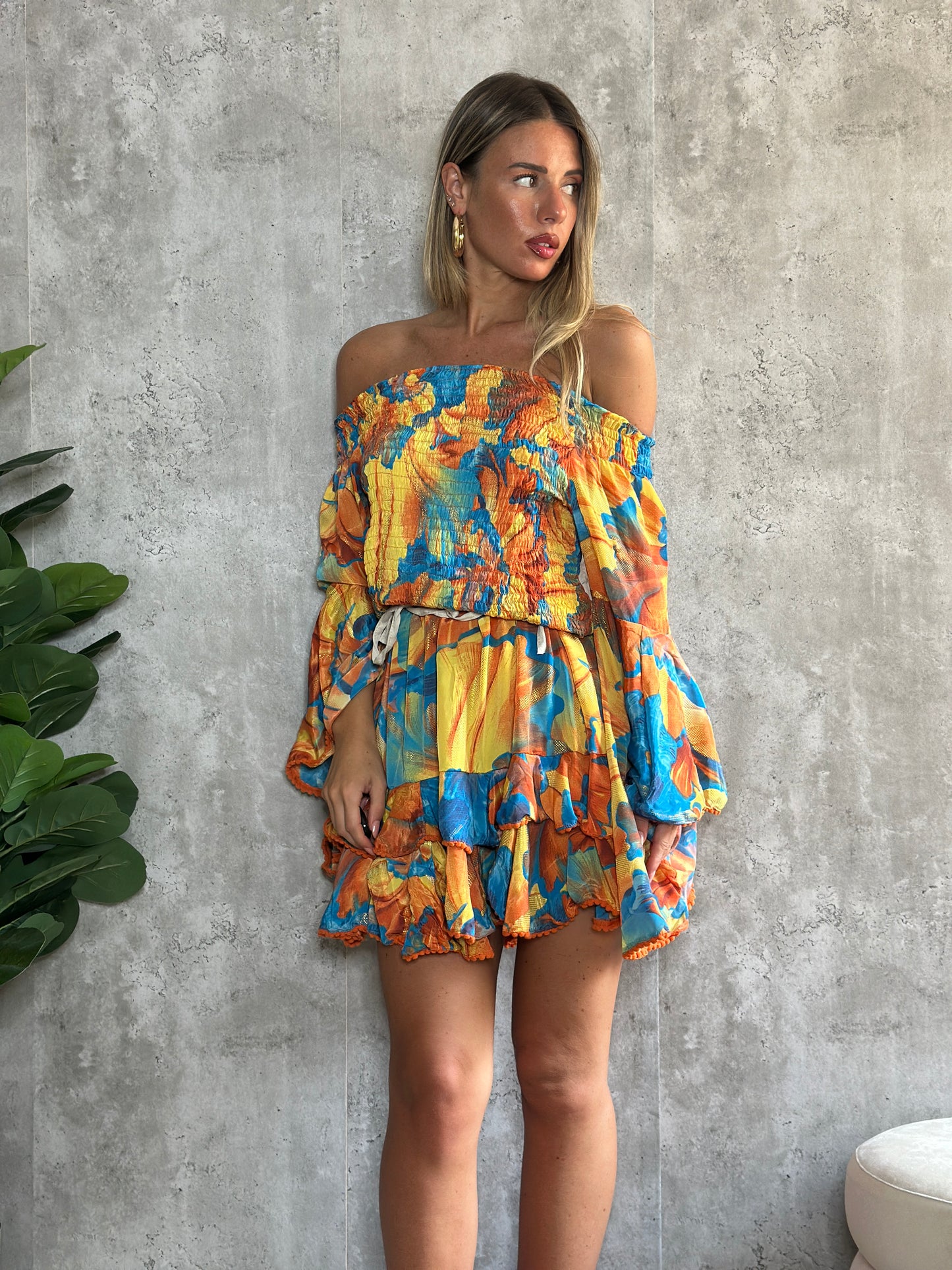 dress mirabelle orange