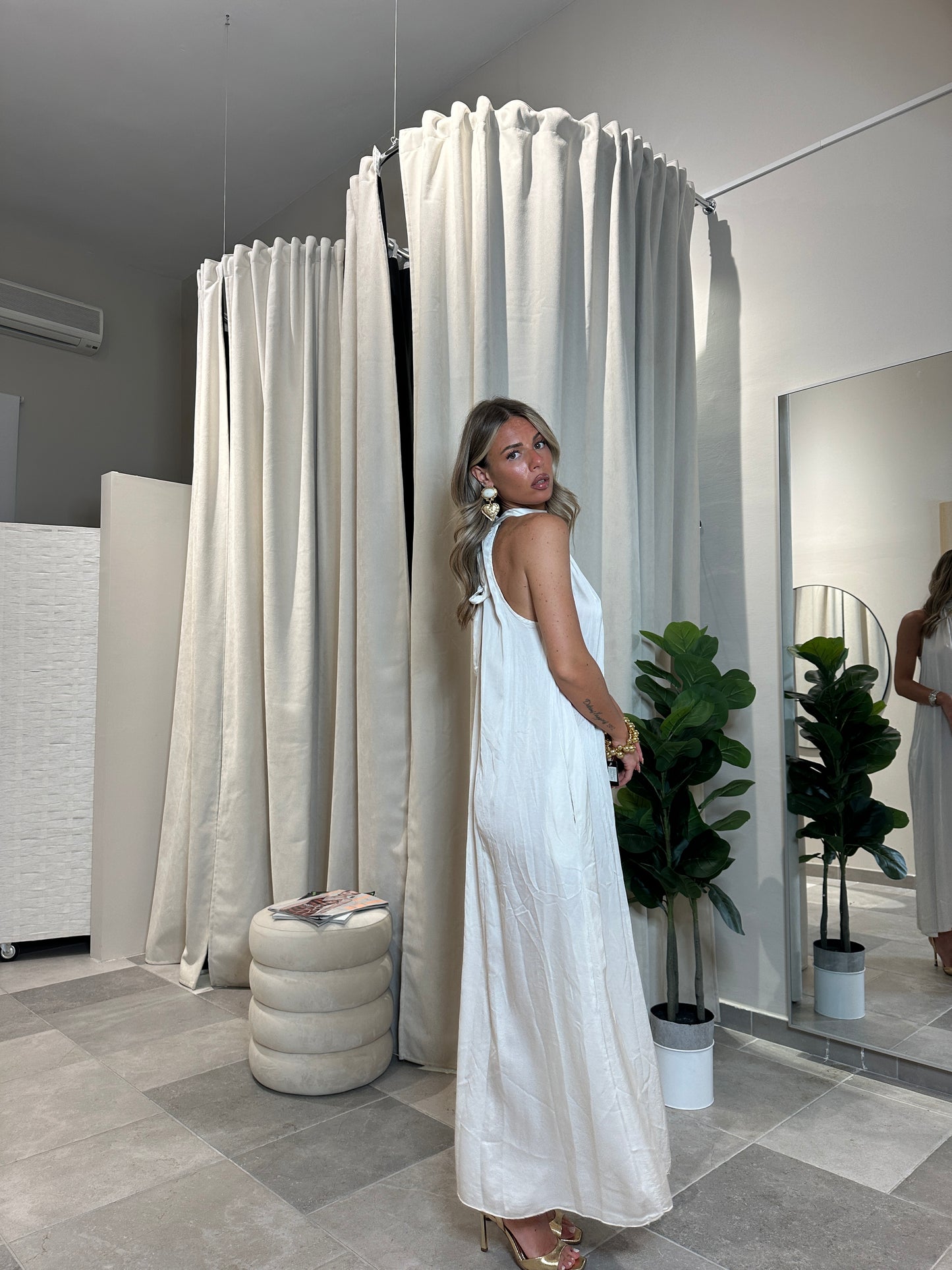dress sharon satin
