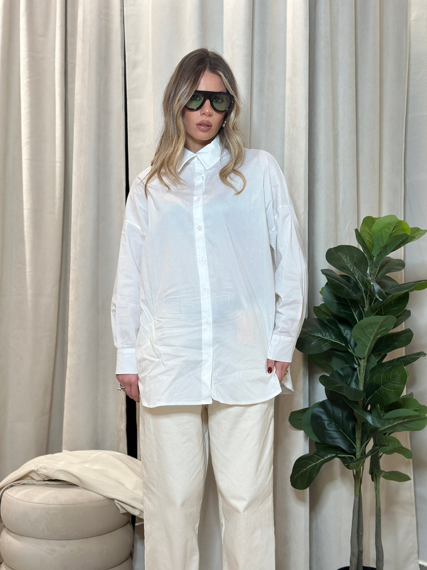 shirt basic 100% cotone