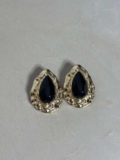 Earrings pietra nera