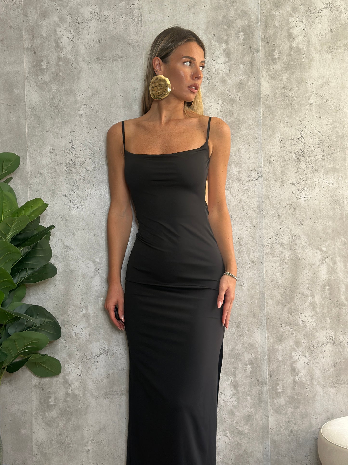 dress basic effetto lycra