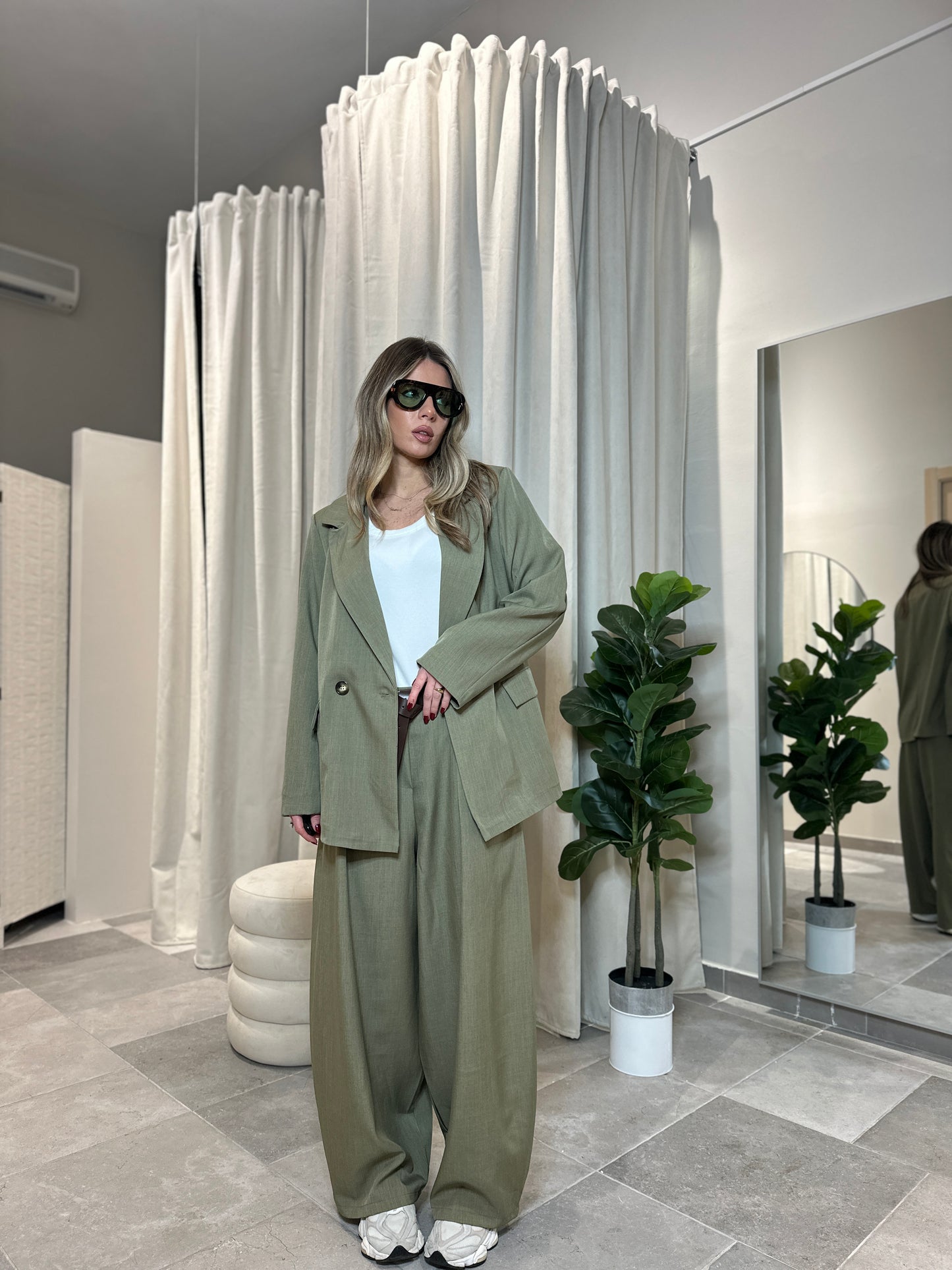 tailleur nap green