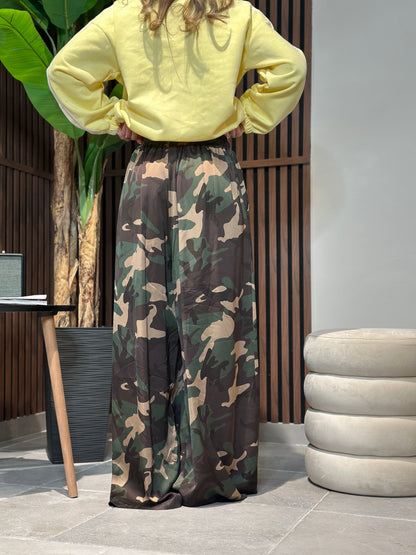 Panta palazzo Camouflage