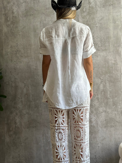 Camicia 100% Lino