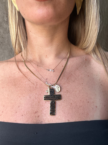 Collana maxi croce