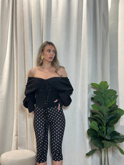 Blusa Top Black
