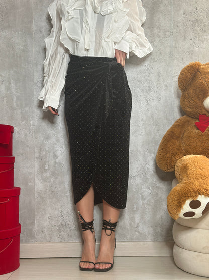 Skirt Portafoglio Strass