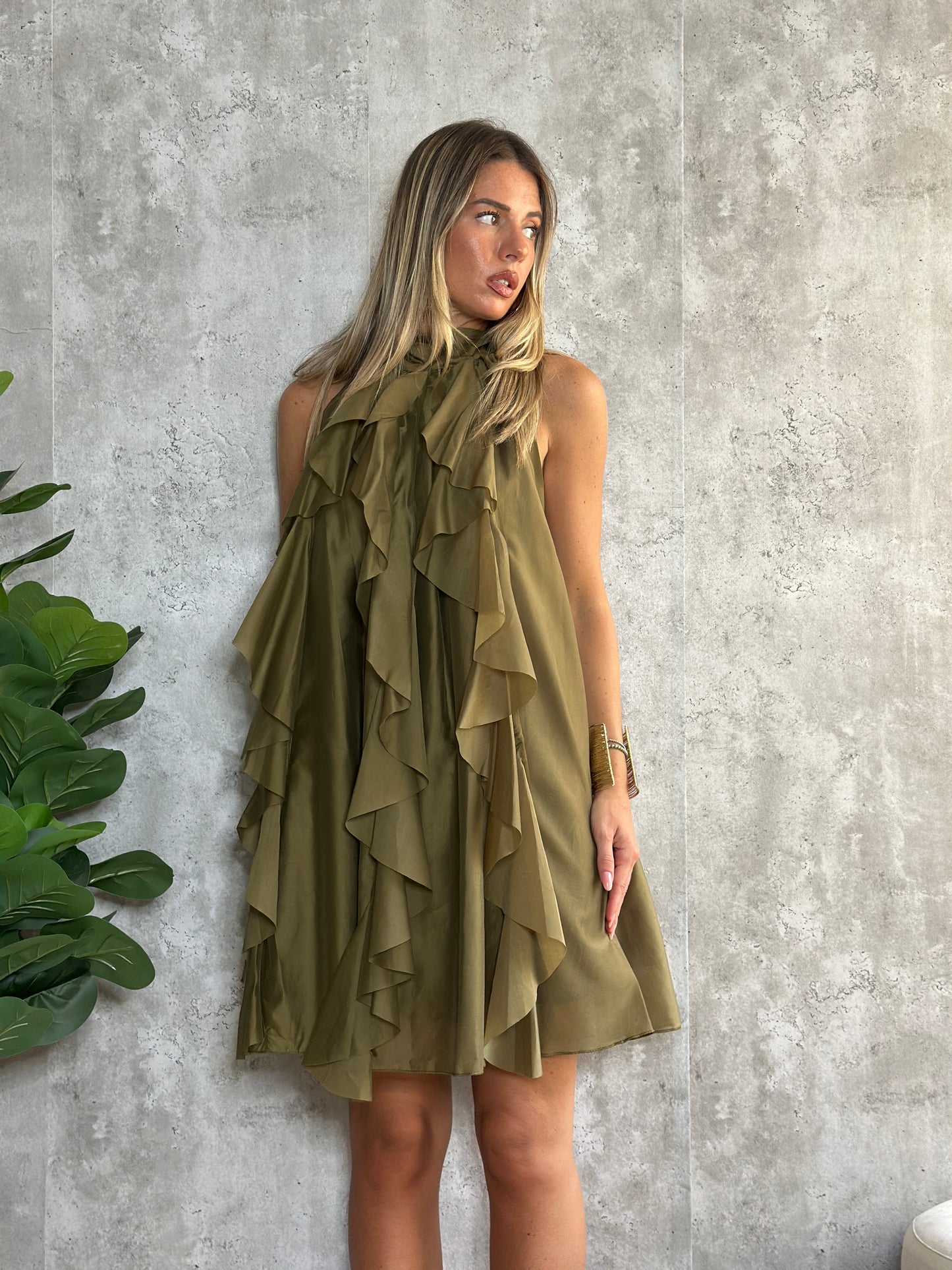 dress giulia verde