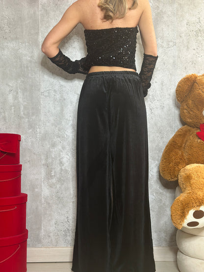 Pantalone Velvet Palazzo