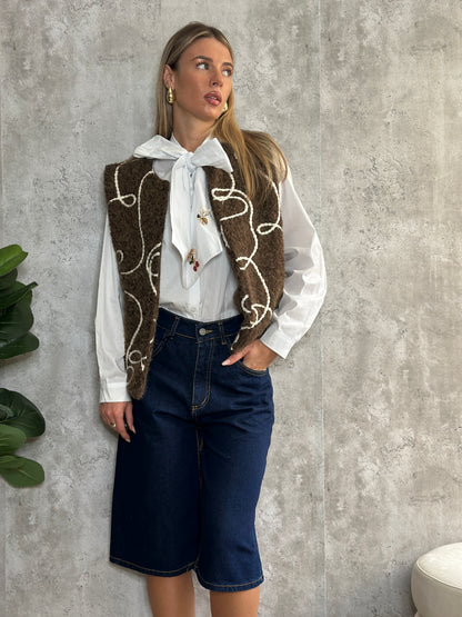 Gilet Ricami