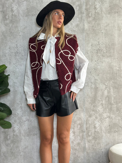Gilet Ricami