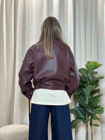 Biker eco Martellato Burgundy