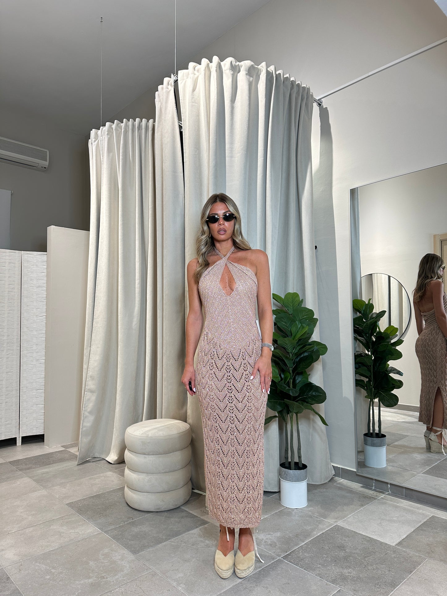 dress macramè