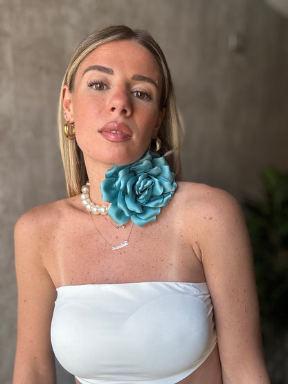 Collana Maxi Rosa