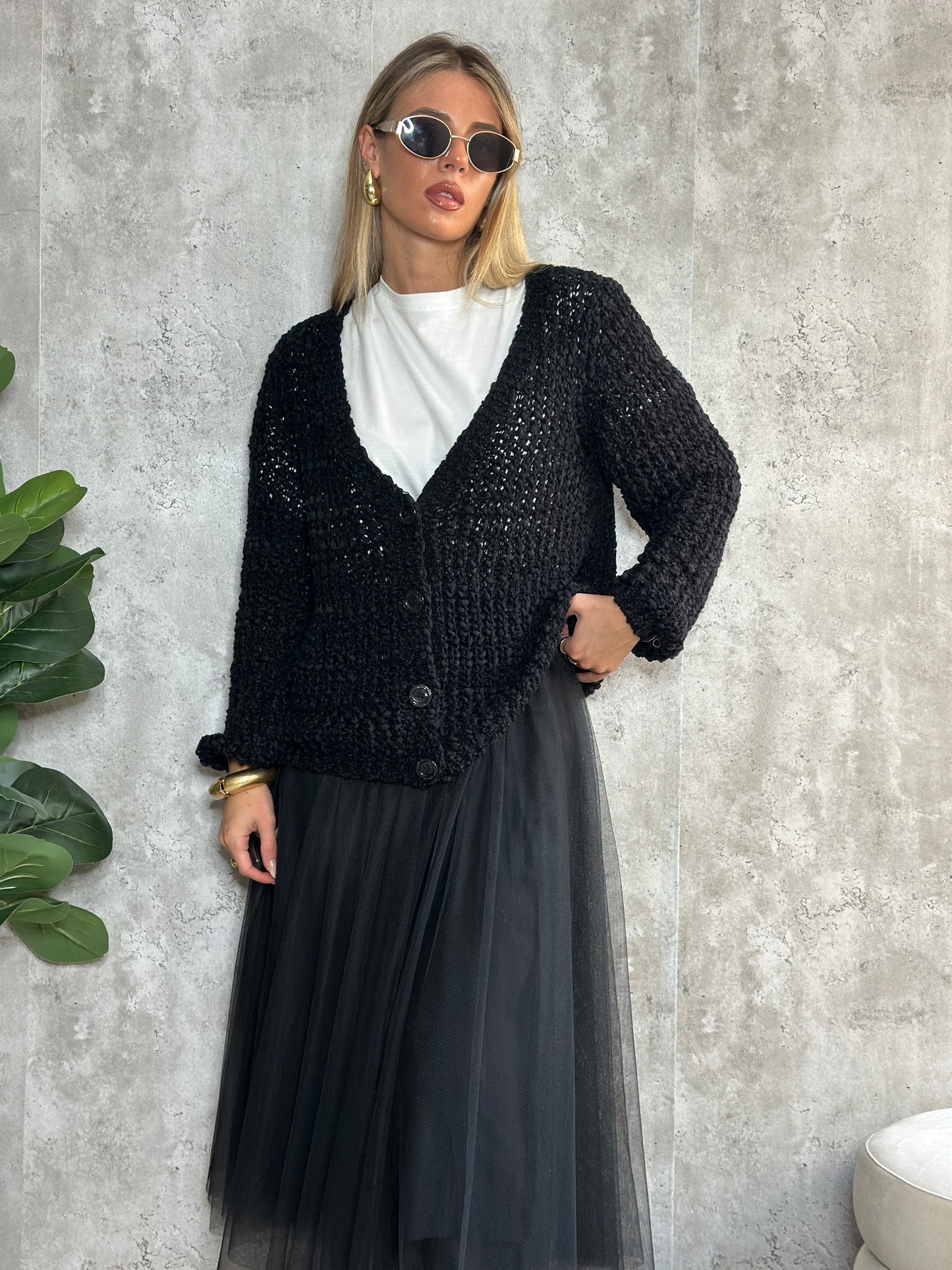 cardigan black