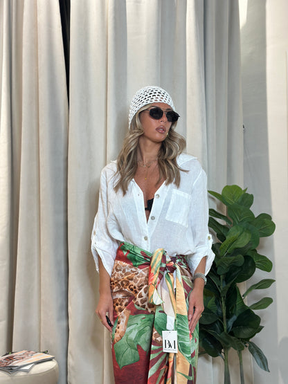 Camicia 100% lino
