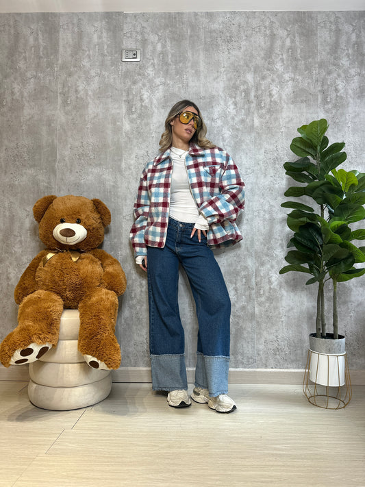 Jeans Maxi piega