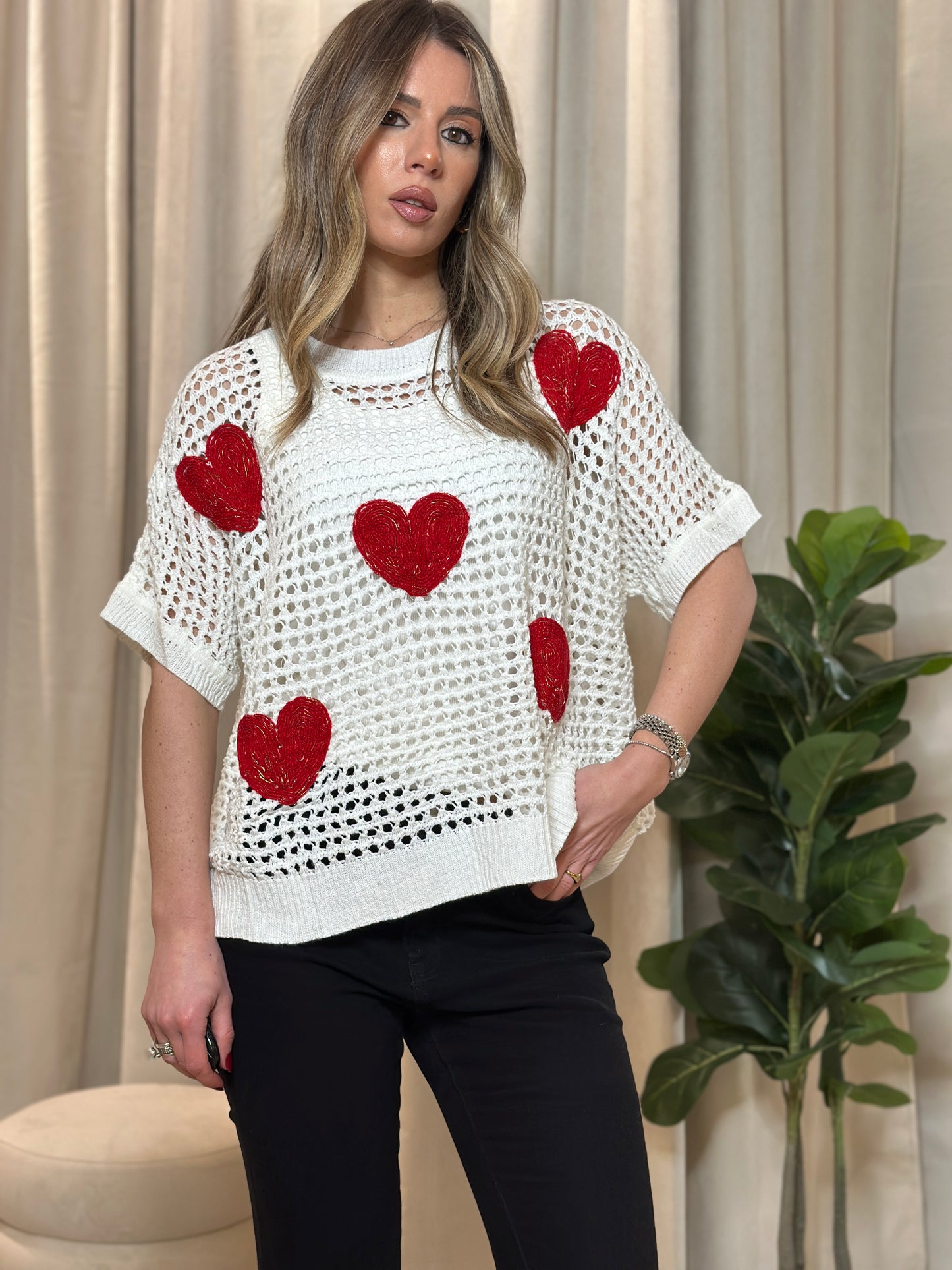 maglio crochet cuori