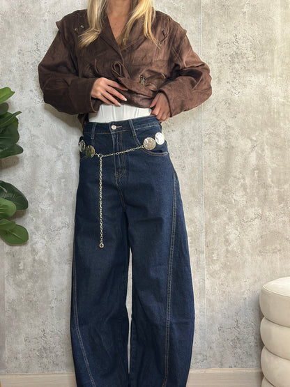 Jeans Balloon Blu Notte