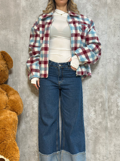 Jeans Maxi piega