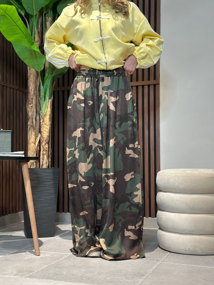 Panta palazzo Camouflage
