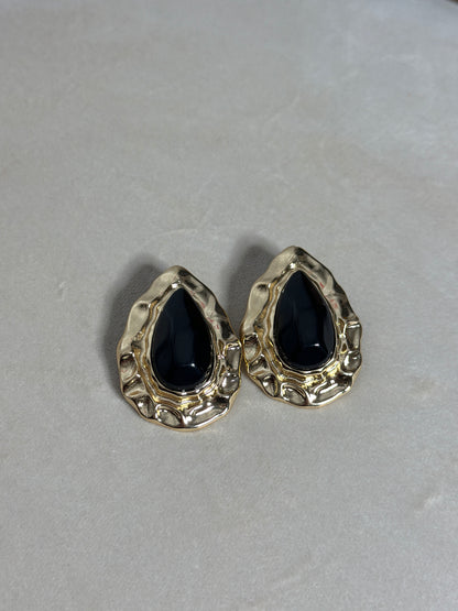 Earrings pietra nera