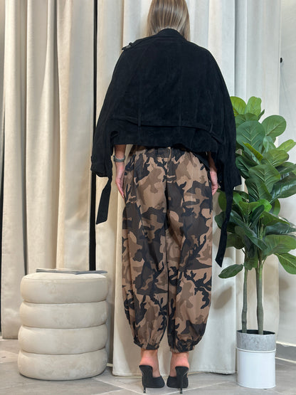 Pantaloni Camouflage Beige