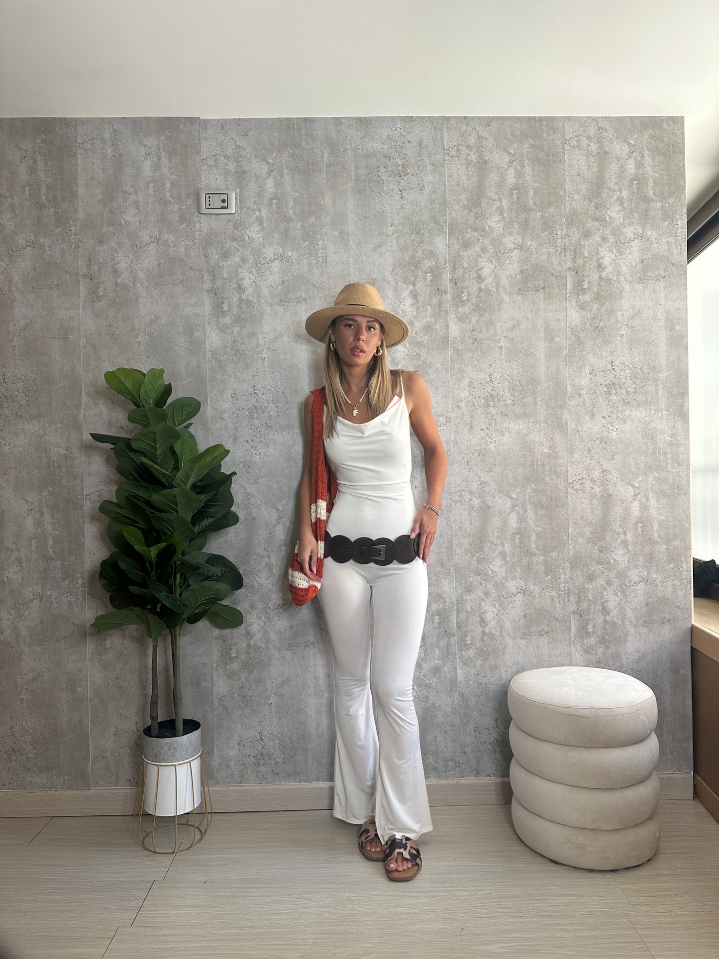 jumpsuite white