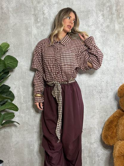 Skirt spalline Flanella