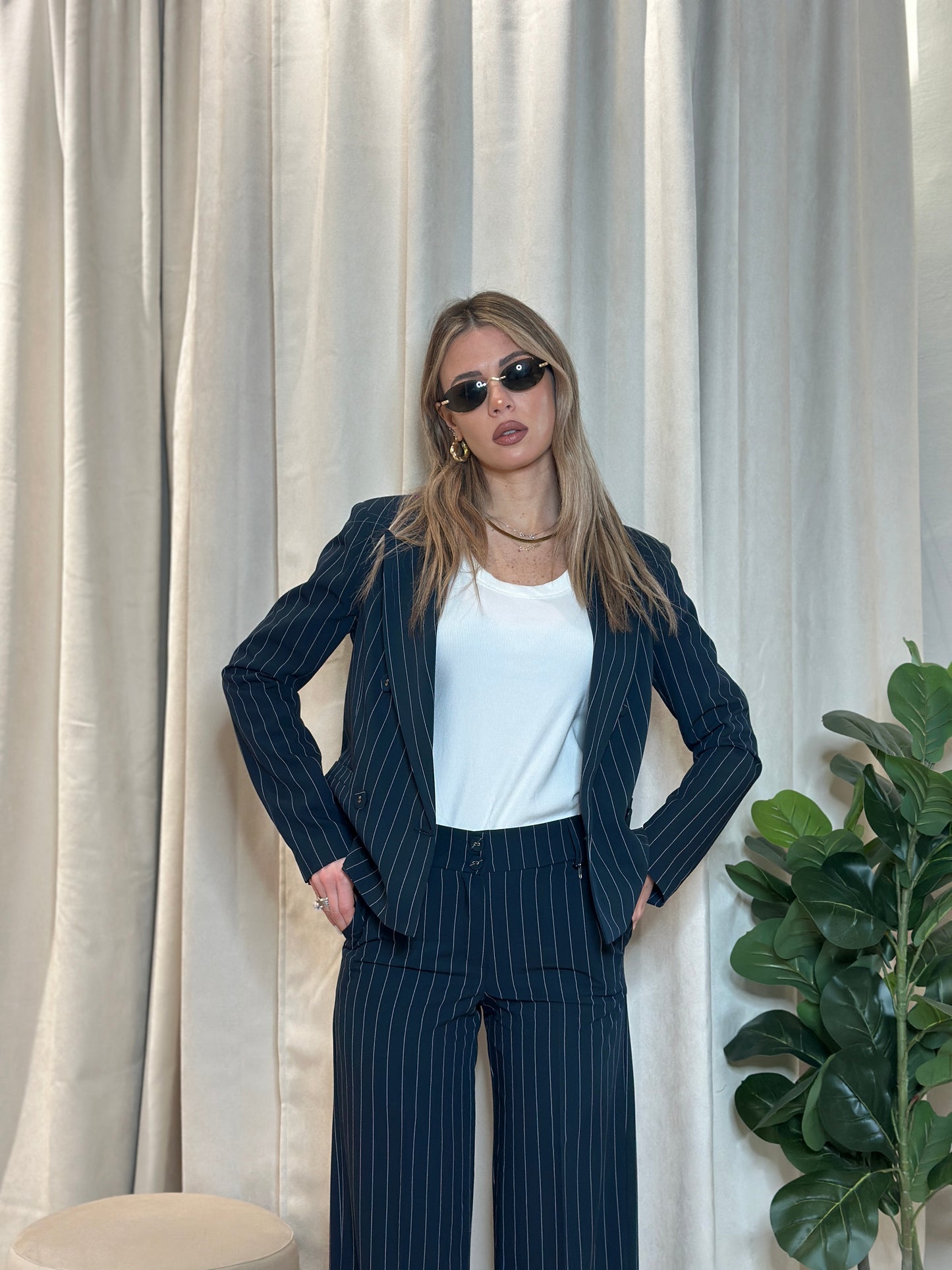 tailleur gessato