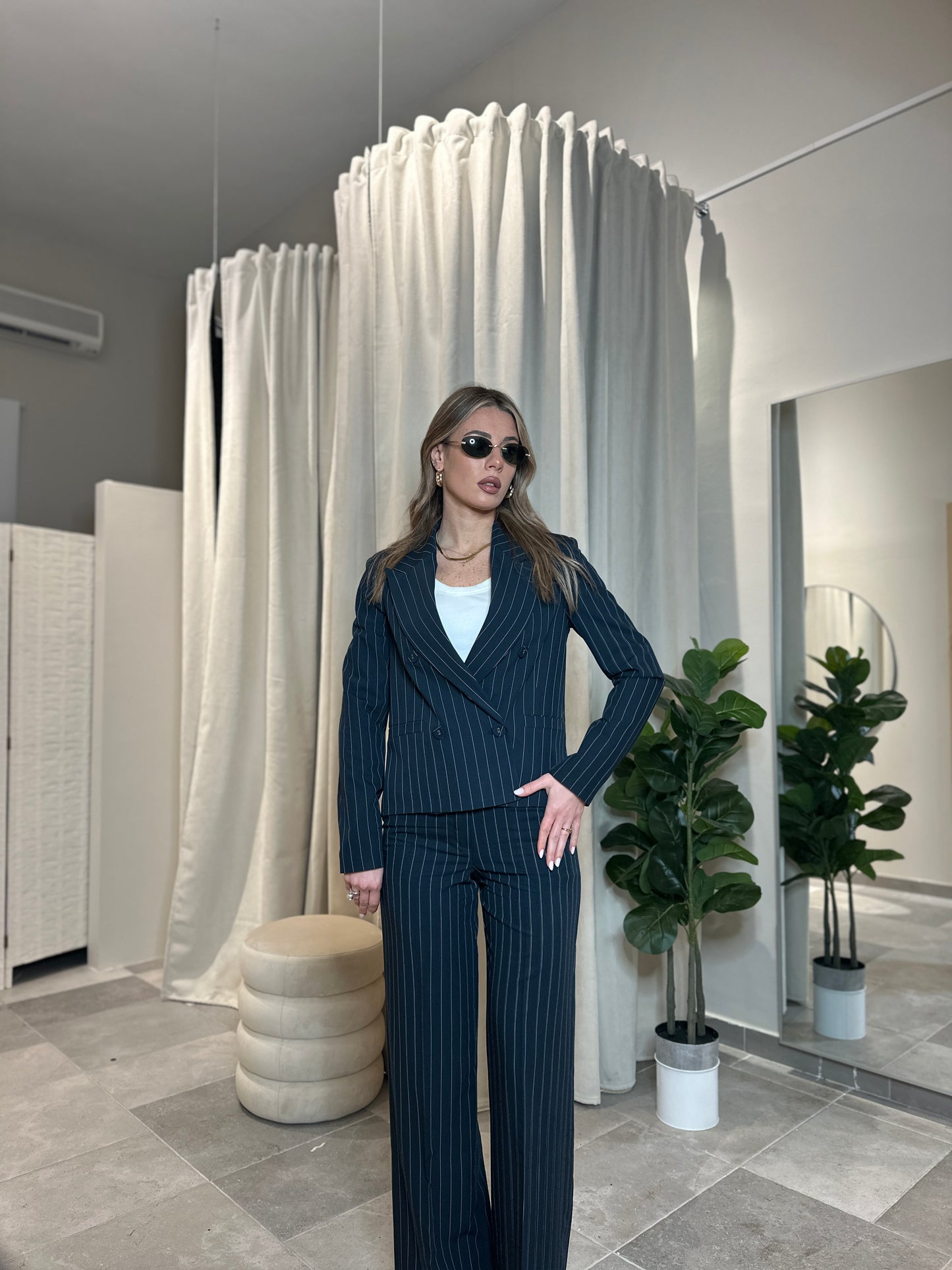 tailleur gessato