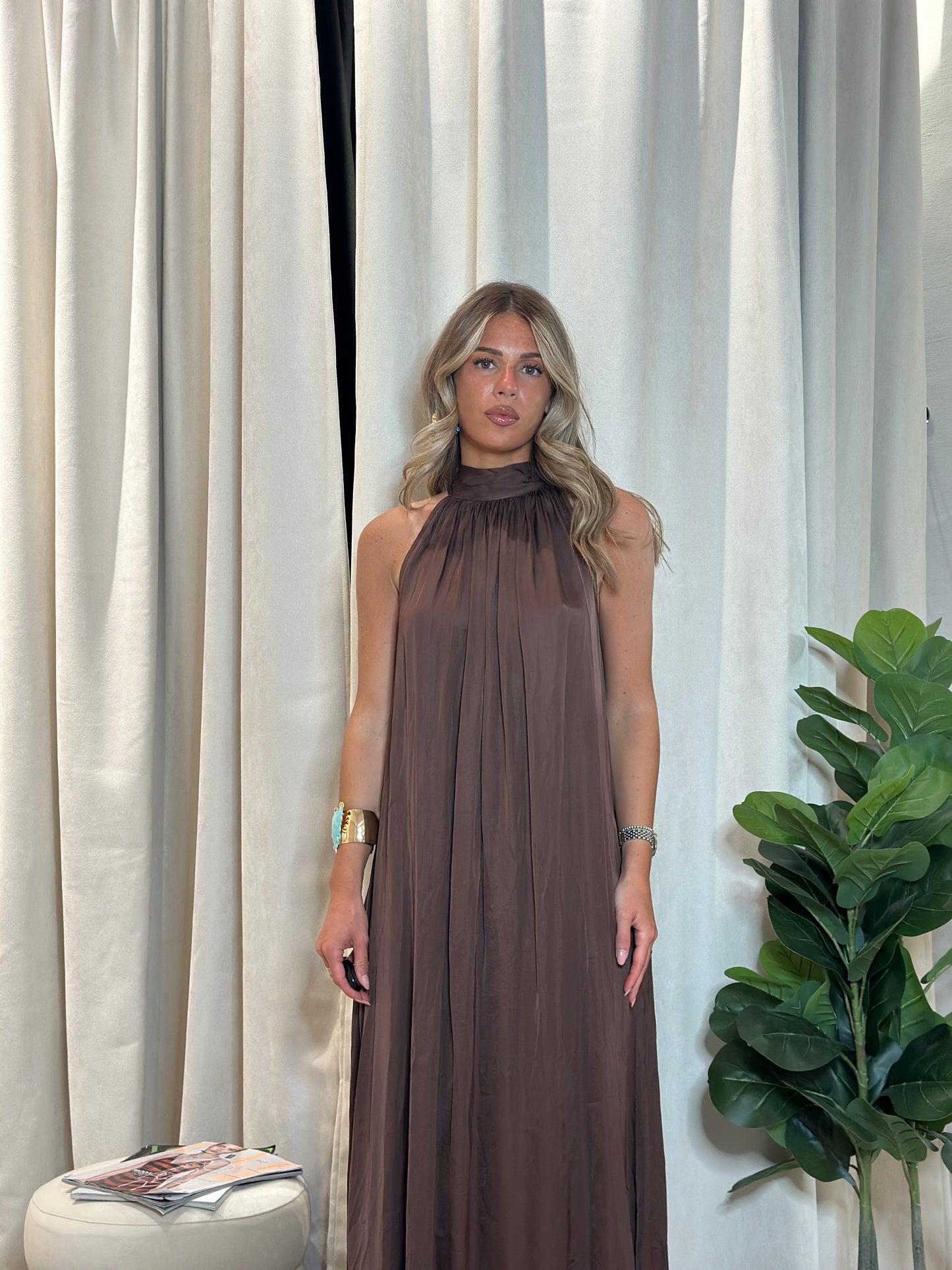 dress sharon satin