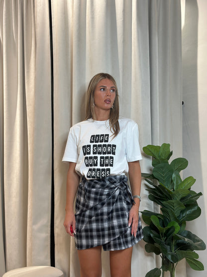 T-shirt Lumina “Life is short”