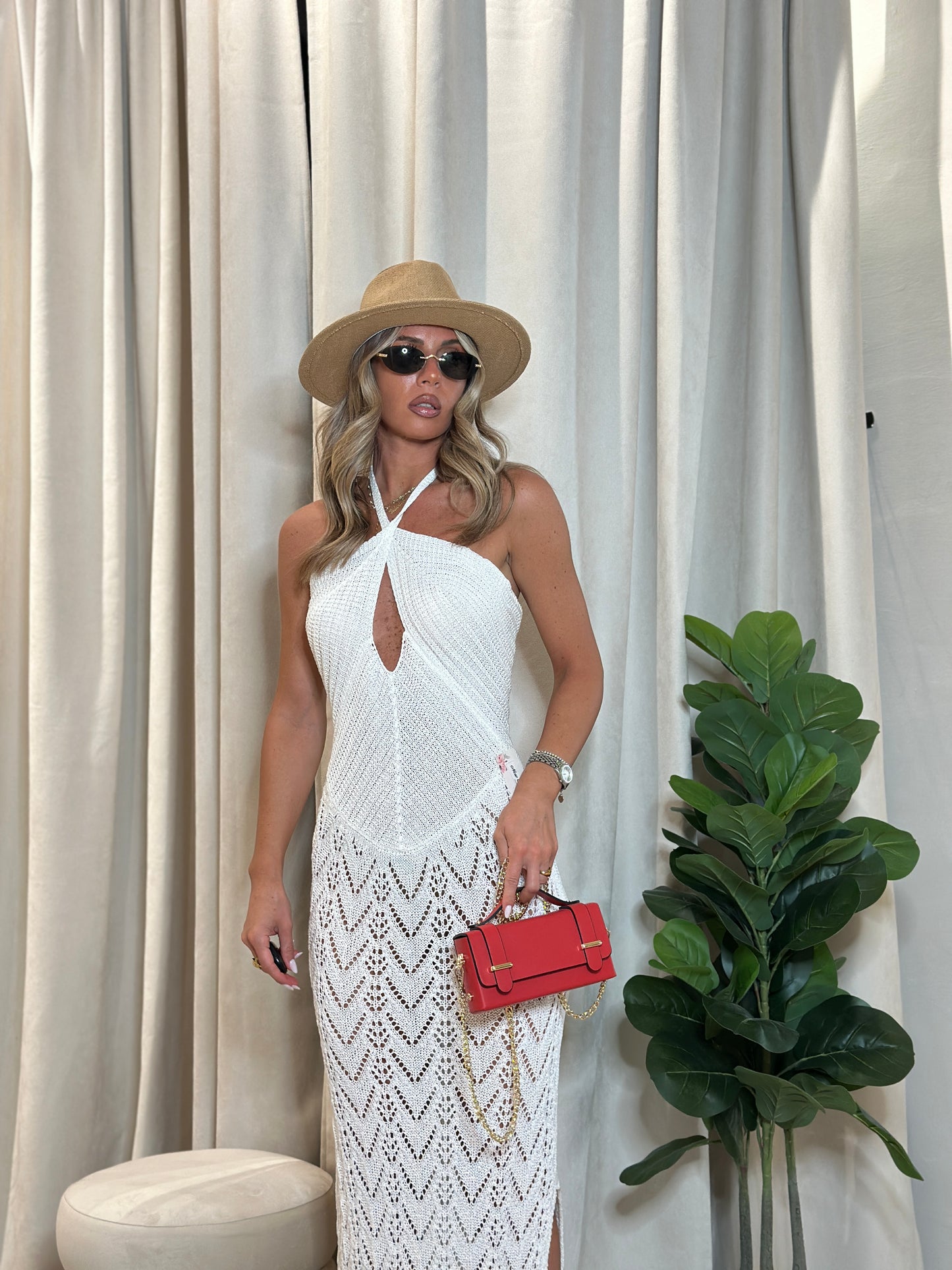 dress macramè