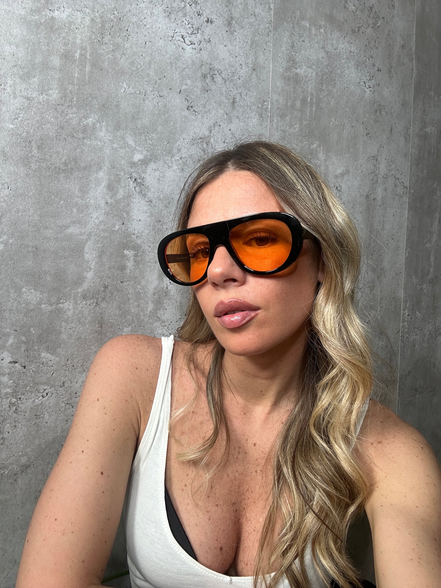 sunglasses lente arancio