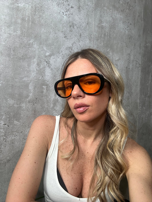 Sunglasses lente arancio