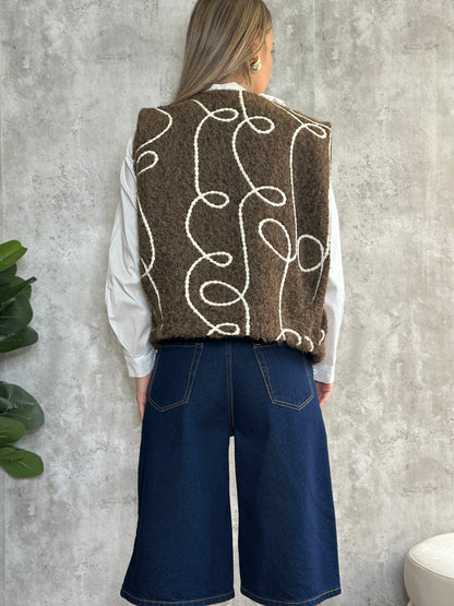 Gilet Ricami