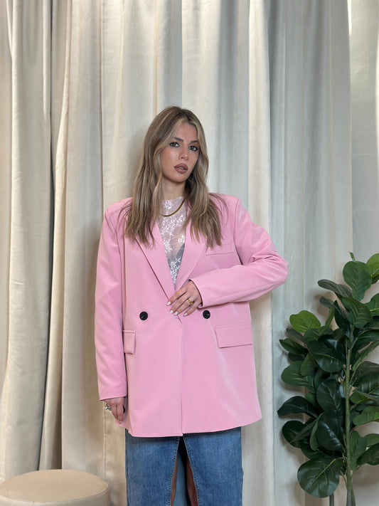 Blazer basic Pink