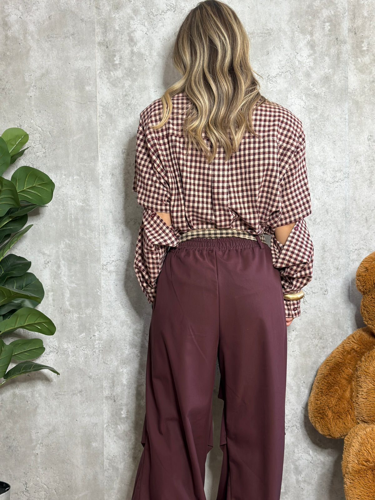 skirt spalline flanella