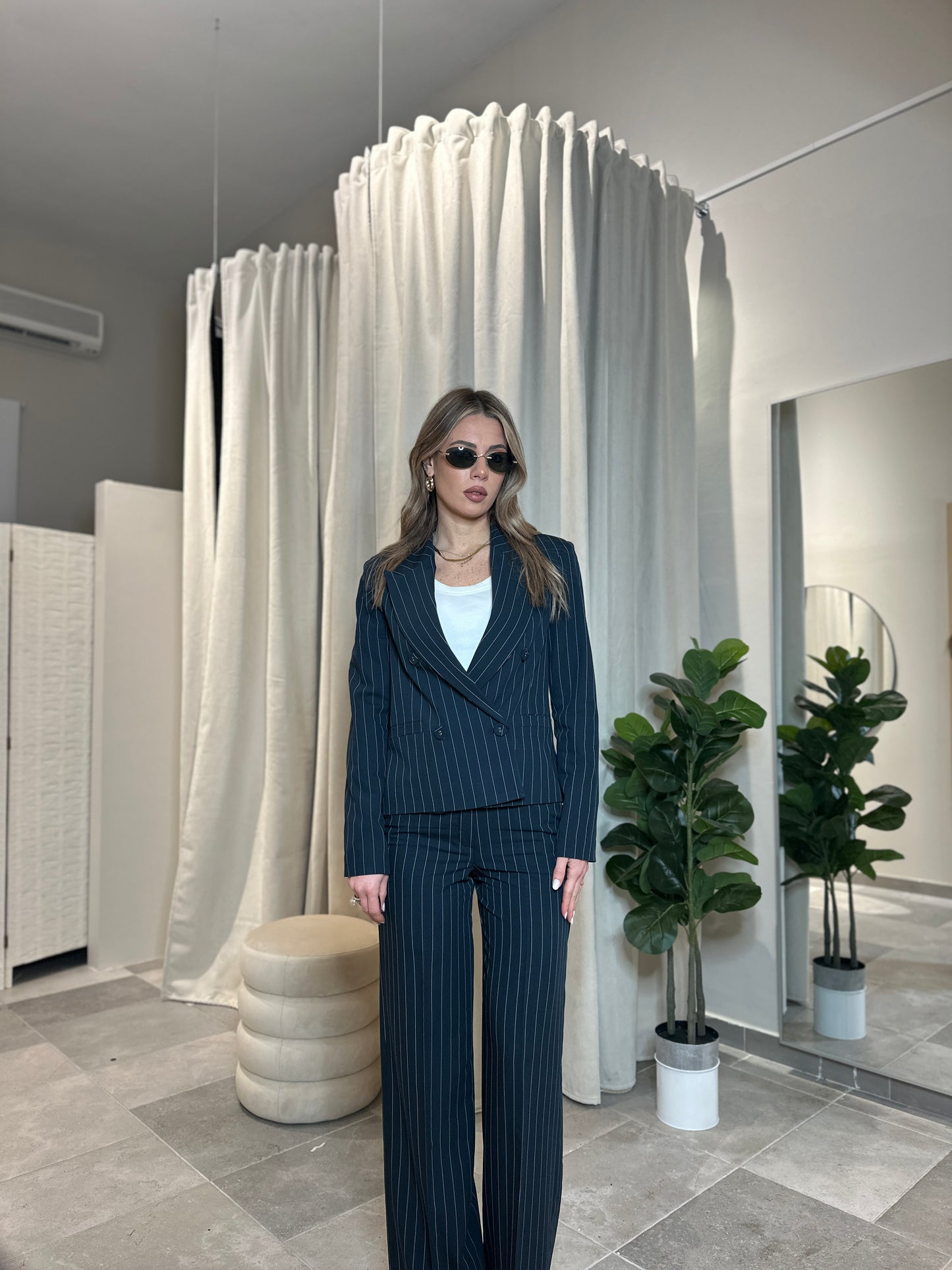 tailleur gessato
