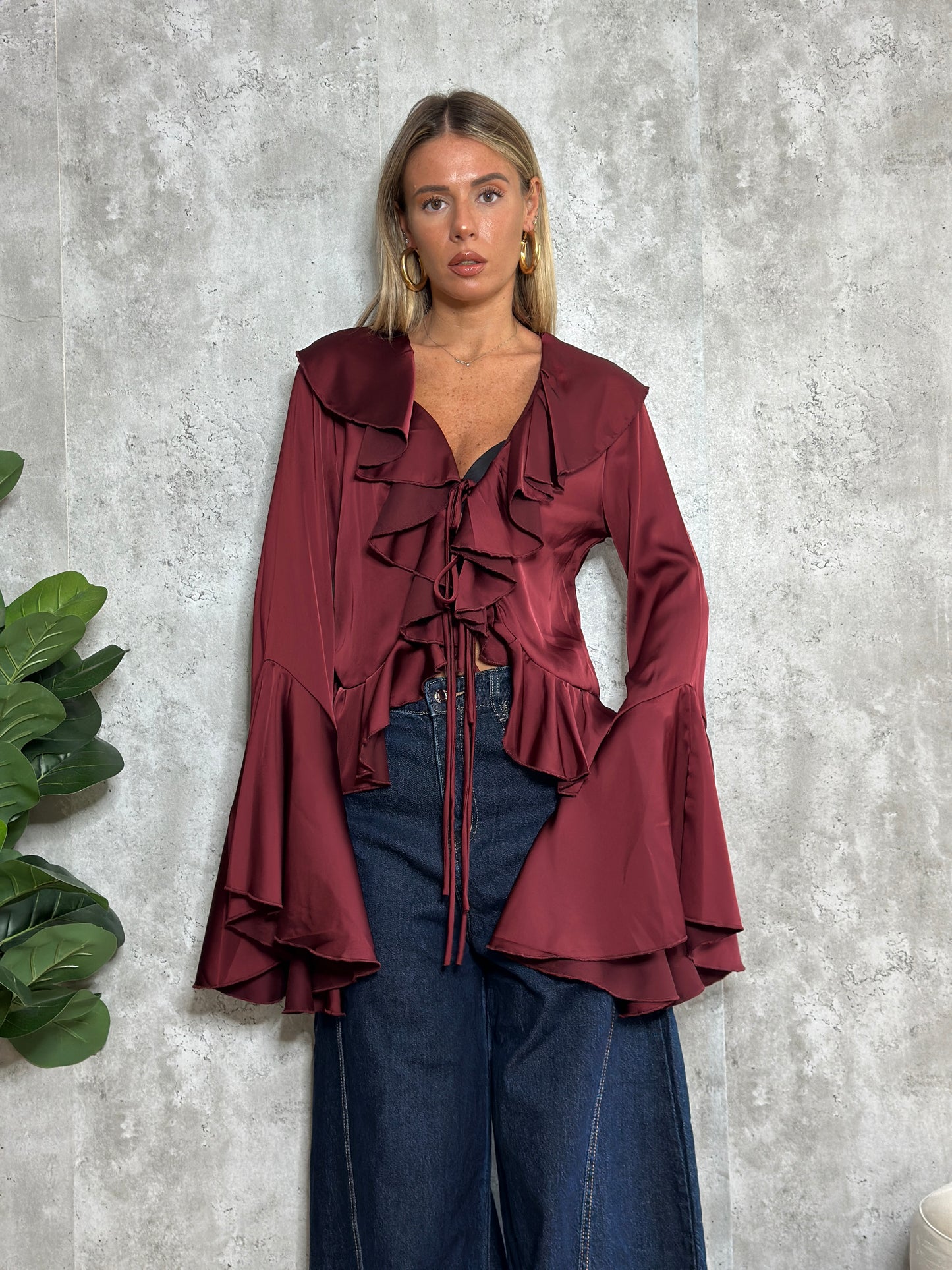 shirt raso rouge