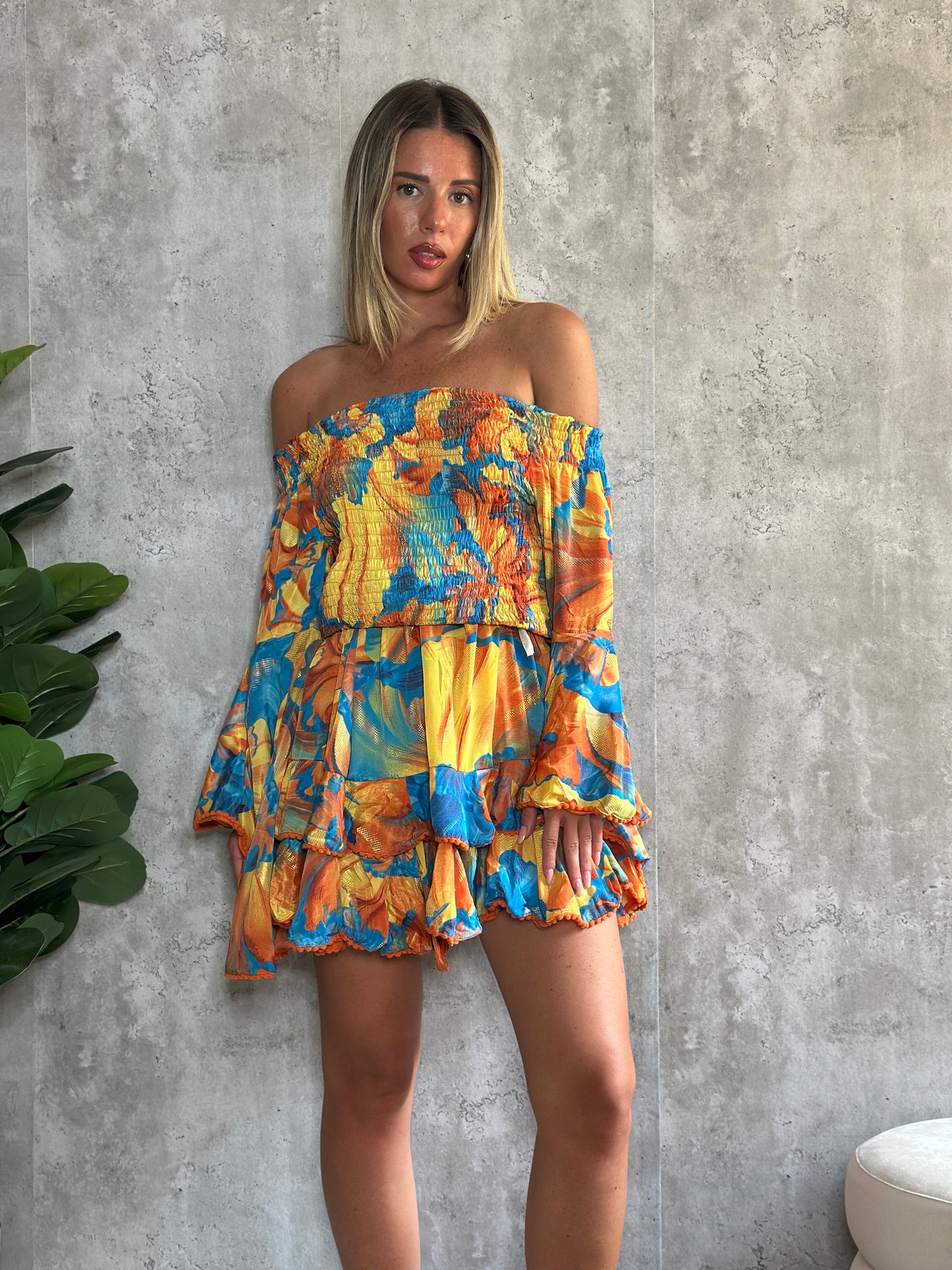 dress mirabelle orange