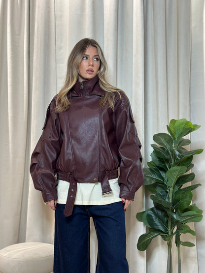 Biker eco Martellato Burgundy