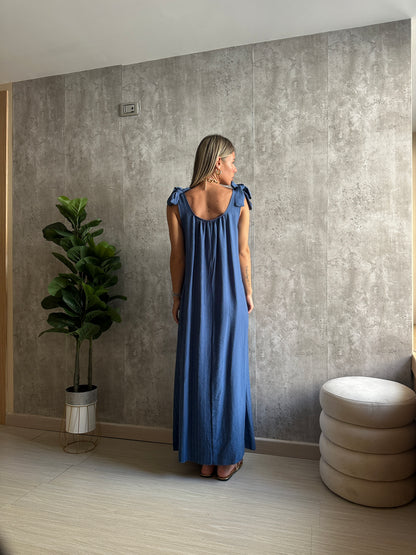 Dress Fiocco Gessato