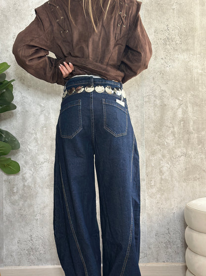 Jeans Balloon Blu Notte