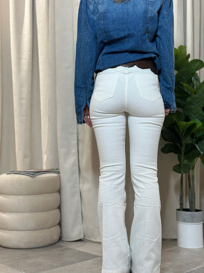 Jeans a Zampa white