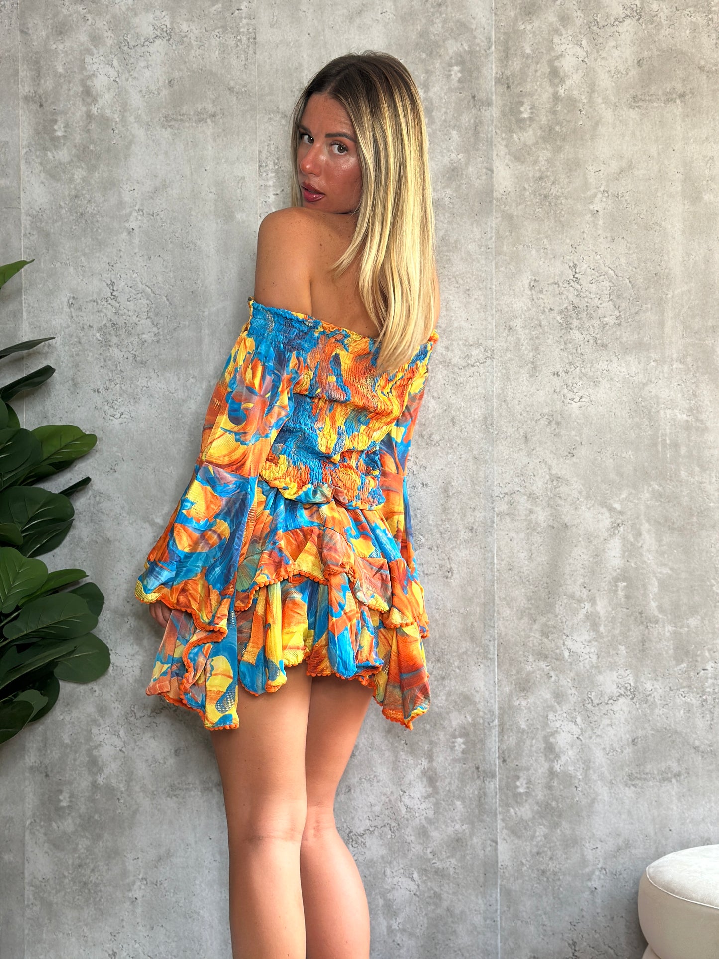 dress mirabelle orange